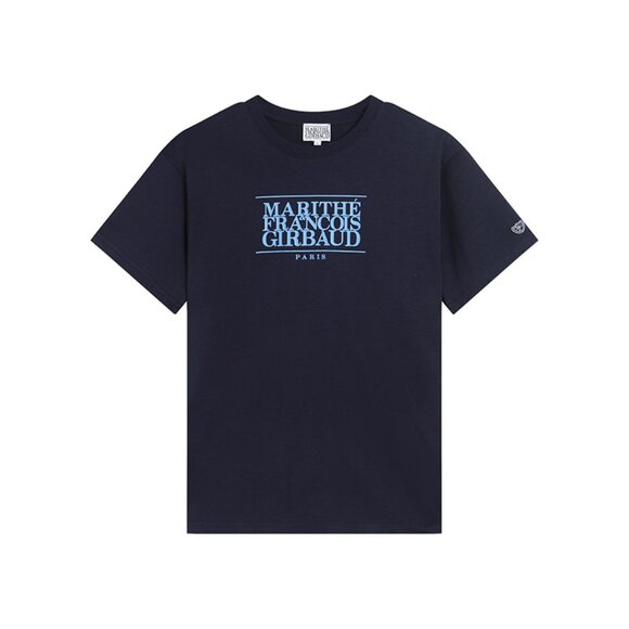 Marithe Francois Girbaud Navy Blue Short-Sleeves - Picture 1 of 7